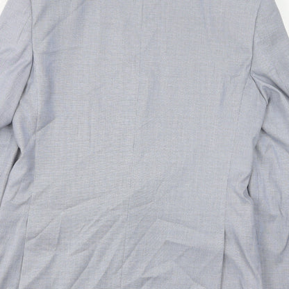 Mens UK Size 38 Marks and Spencer Regular Blue Suit Jacket