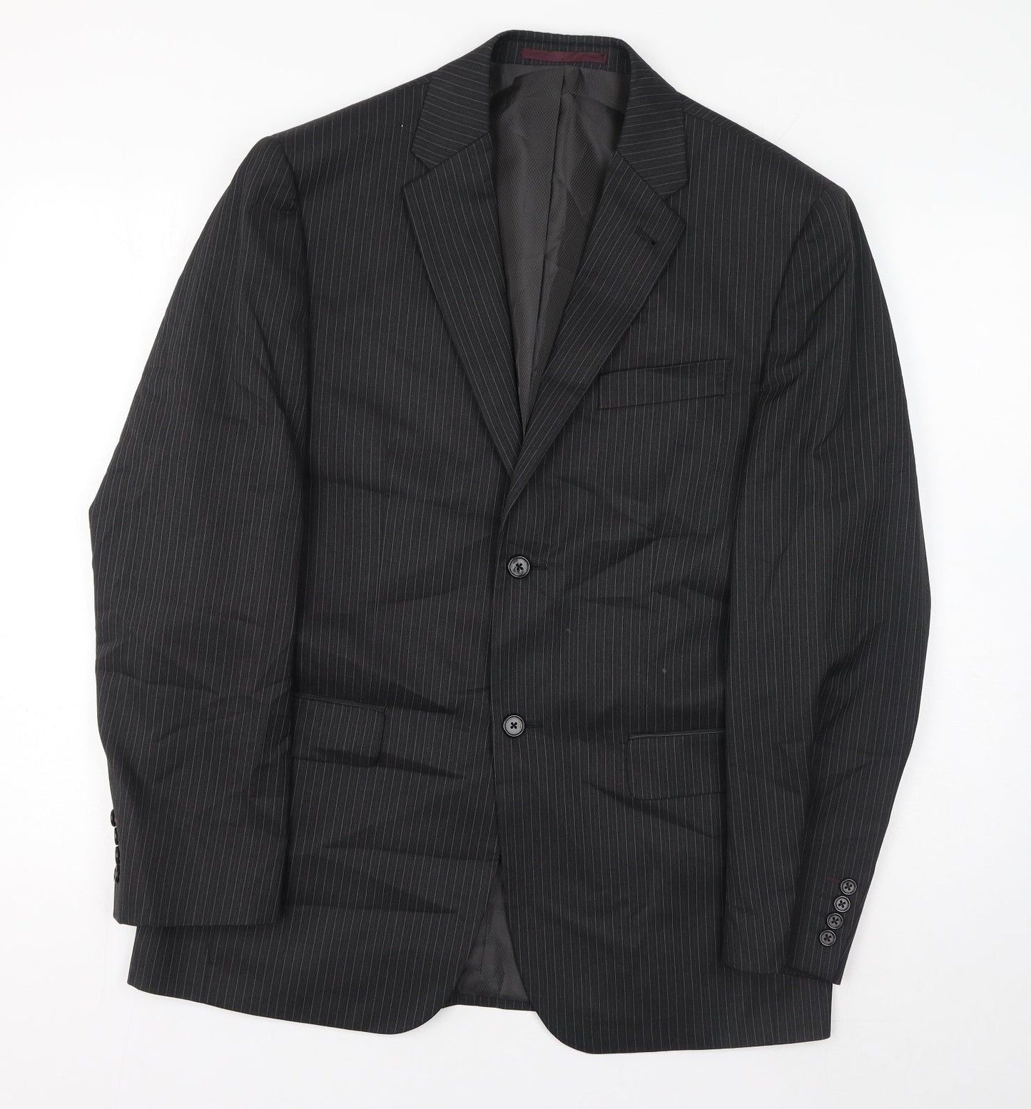 Mens UK Size 40 NEXT Regular Black Suit Jacket