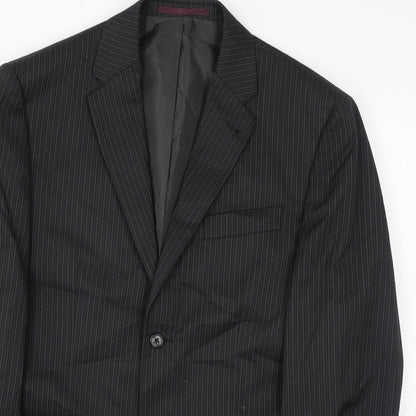 Mens UK Size 40 NEXT Regular Black Suit Jacket