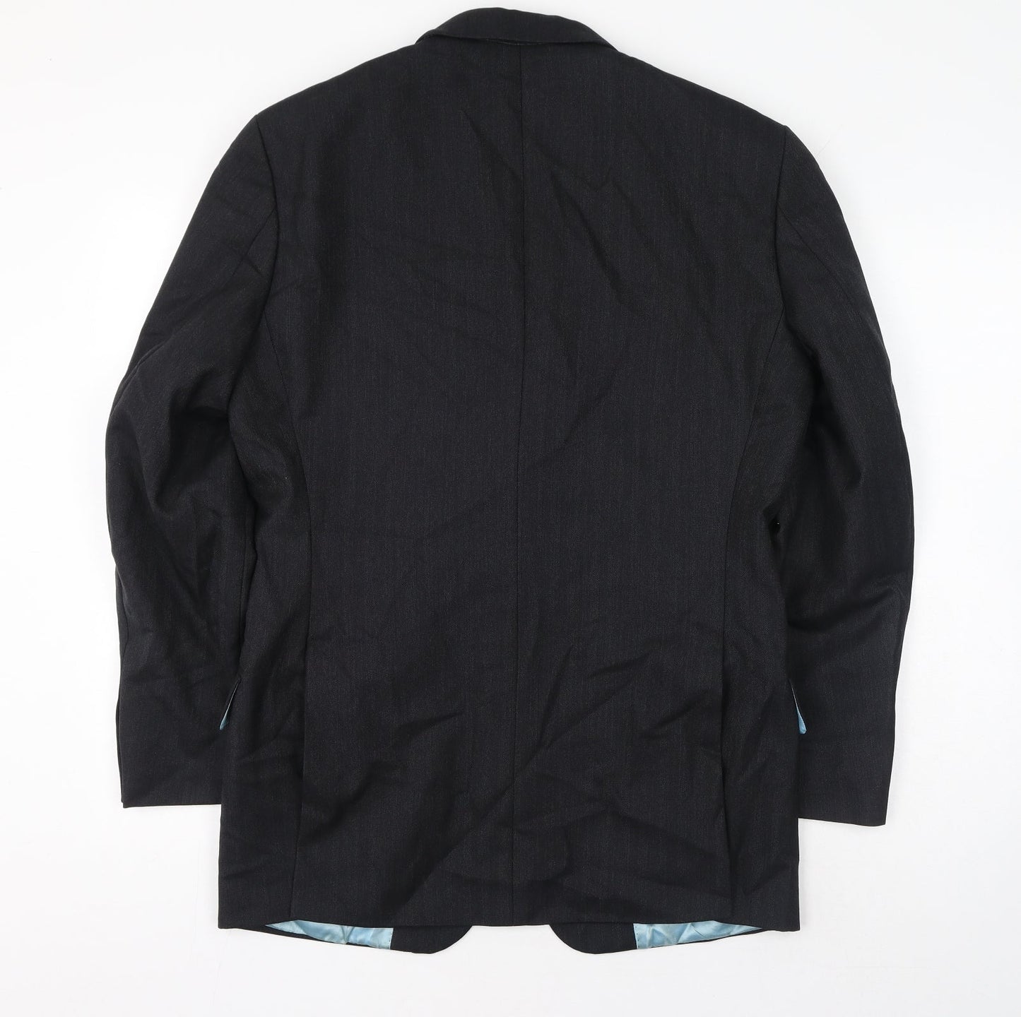 Mens UK Size 40 Preworn Regular Black Suit Jacket