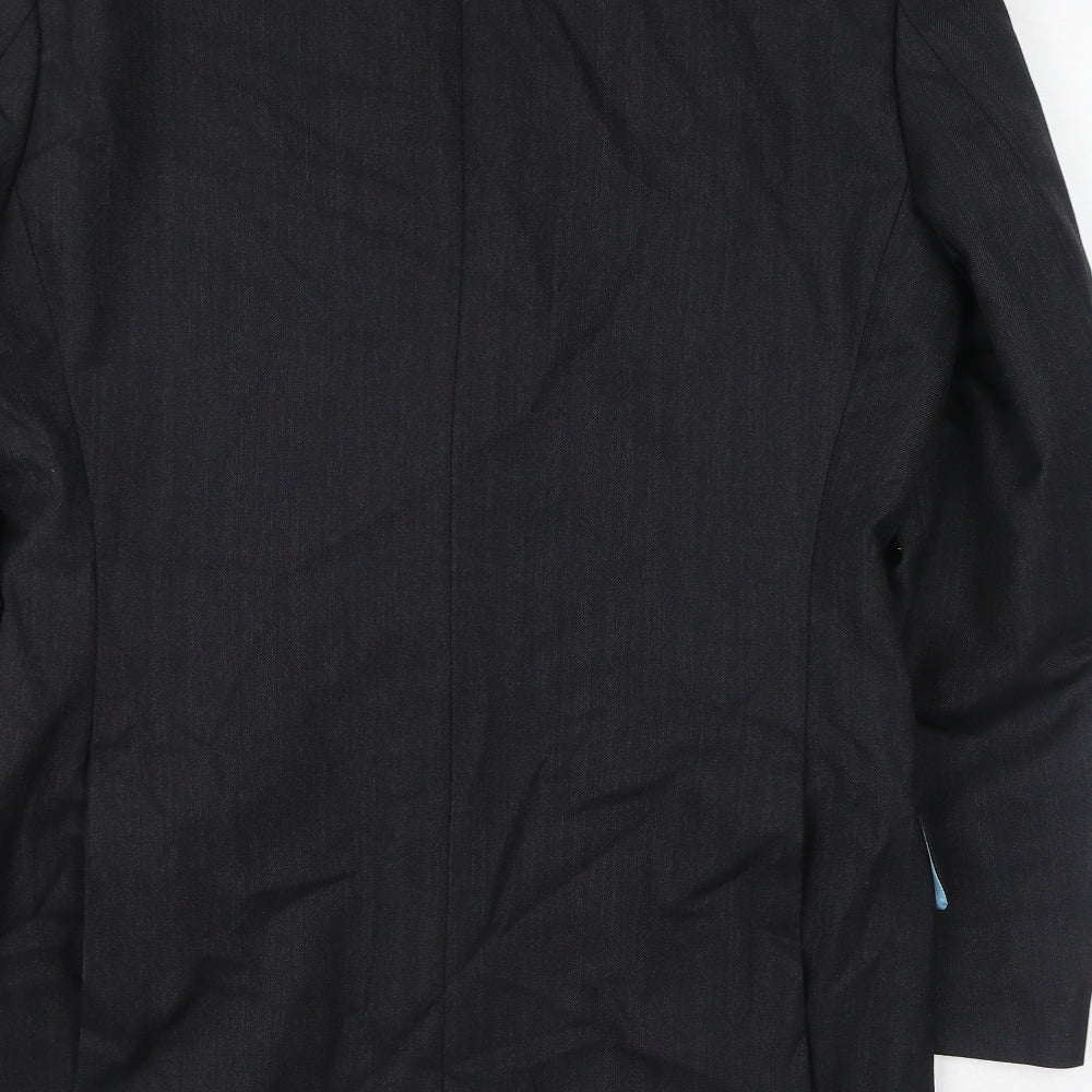 Mens UK Size 40 Preworn Regular Black Suit Jacket
