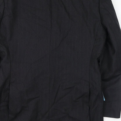 Mens UK Size 40 Preworn Regular Black Suit Jacket