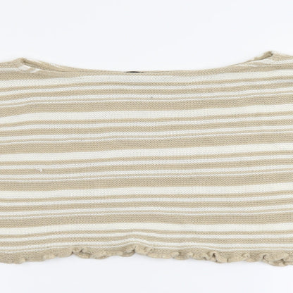 Womens UK Size S Nasty Gal Beige Pullover Jumper