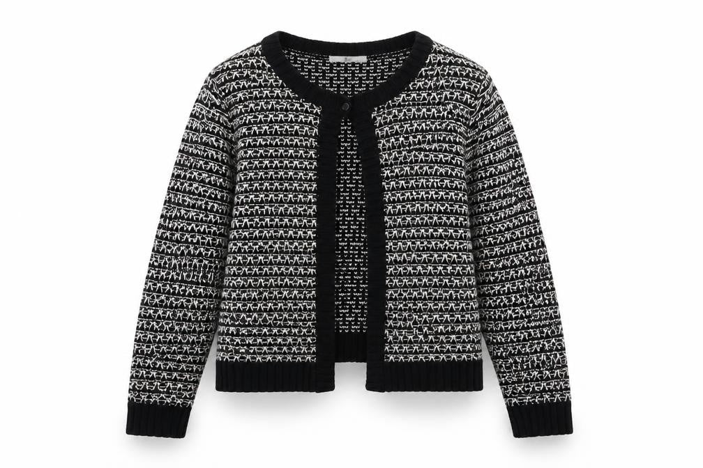 Womens UK Size M Klass Black Cardigan Jumper