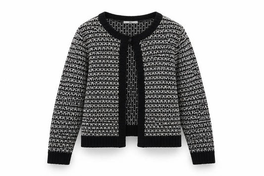 Womens UK Size M Klass Black Cardigan Jumper