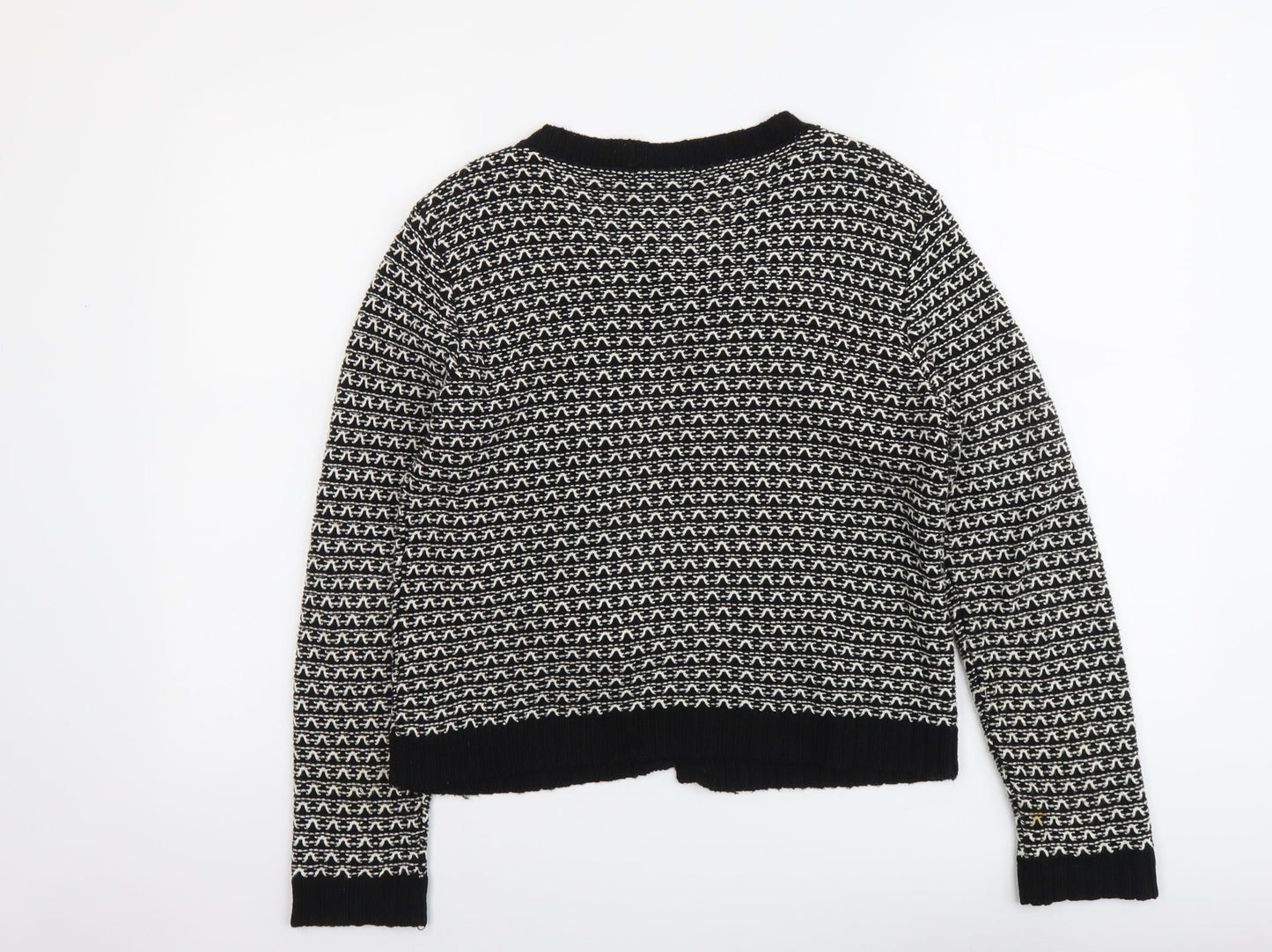 Womens UK Size M Klass Black Cardigan Jumper
