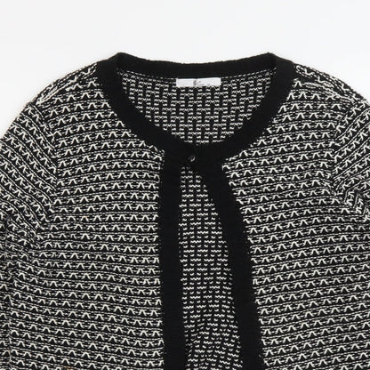 Womens UK Size M Klass Black Cardigan Jumper