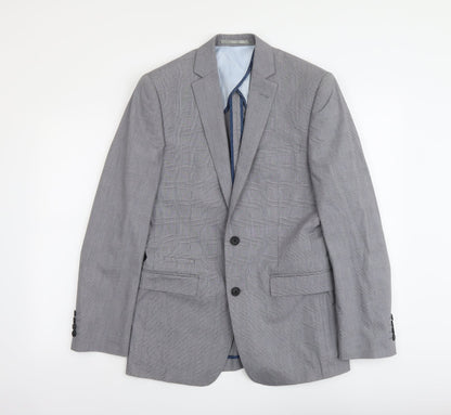 Mens UK Size M French Connection Regular Grey Suit Jacket