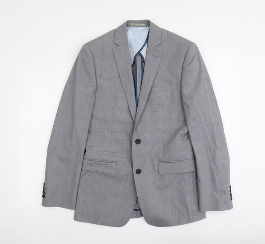 Mens UK Size M French Connection Regular Grey Suit Jacket