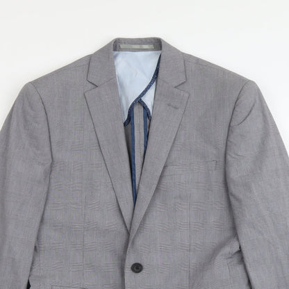 Mens UK Size M French Connection Regular Grey Suit Jacket