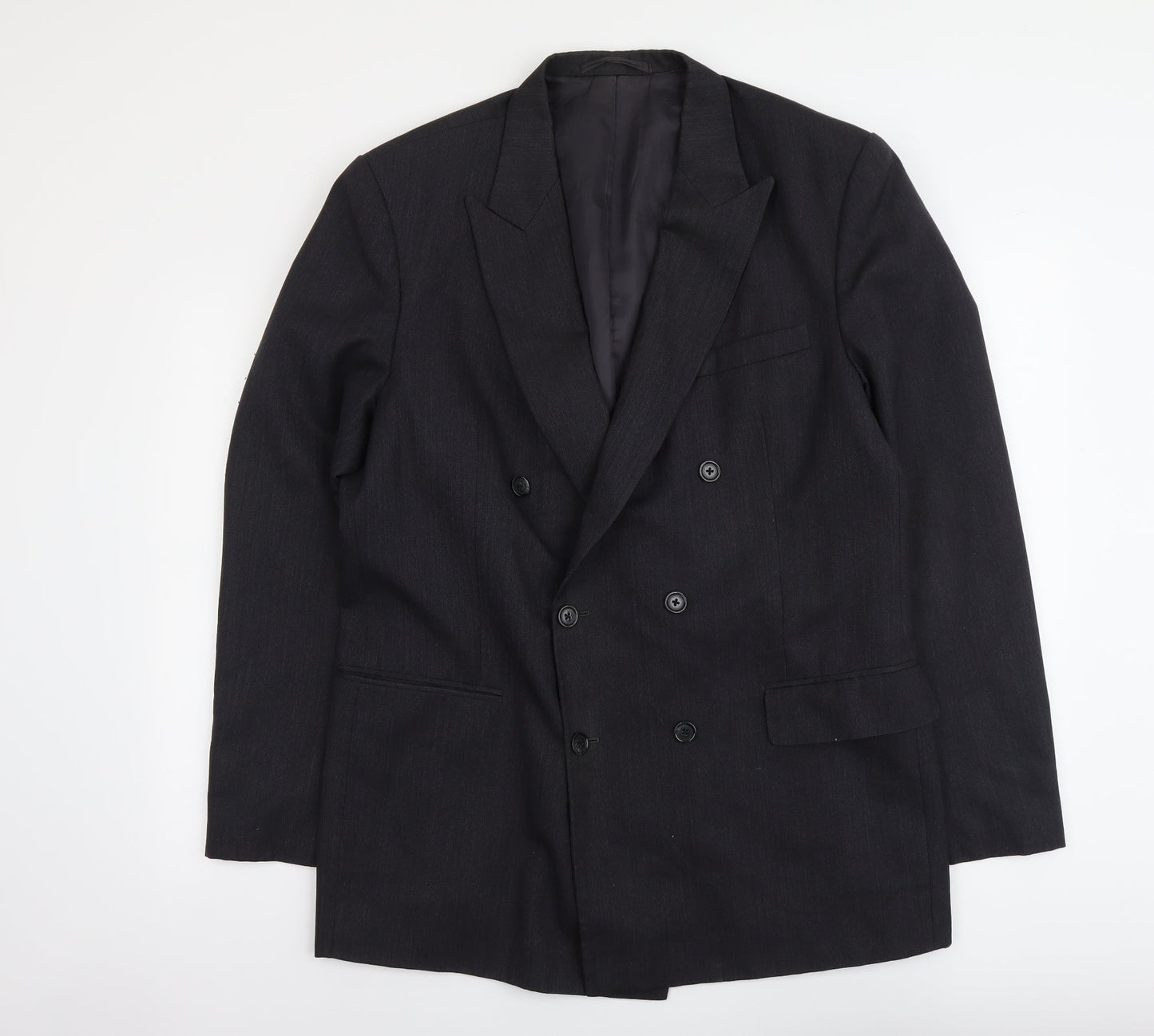 Sam's Mens Grey Polyester Jacket Suit Jacket Size L Regular