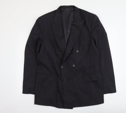 Sam's Mens Grey Polyester Jacket Suit Jacket Size L Regular