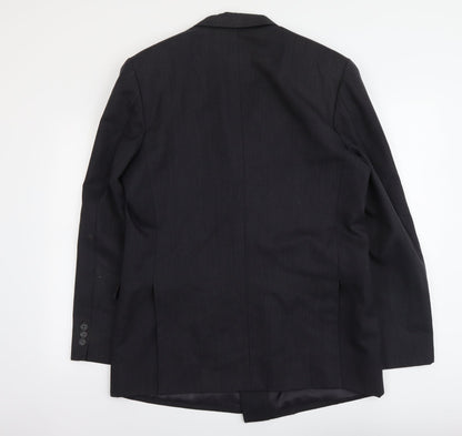 Sam's Mens Grey Polyester Jacket Suit Jacket Size L Regular