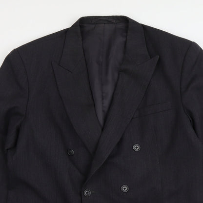 Sam's Mens Grey Polyester Jacket Suit Jacket Size L Regular