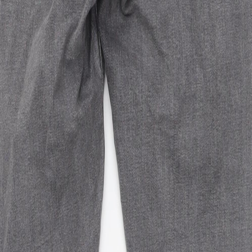 Denim & Co. Womens Grey Cotton Skinny Jeans Size 10 L29 in Regular Button