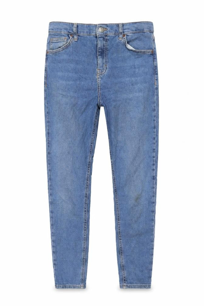 Womens UK Size 30 in Topshop Regular Fit Skinny Blue Jeans