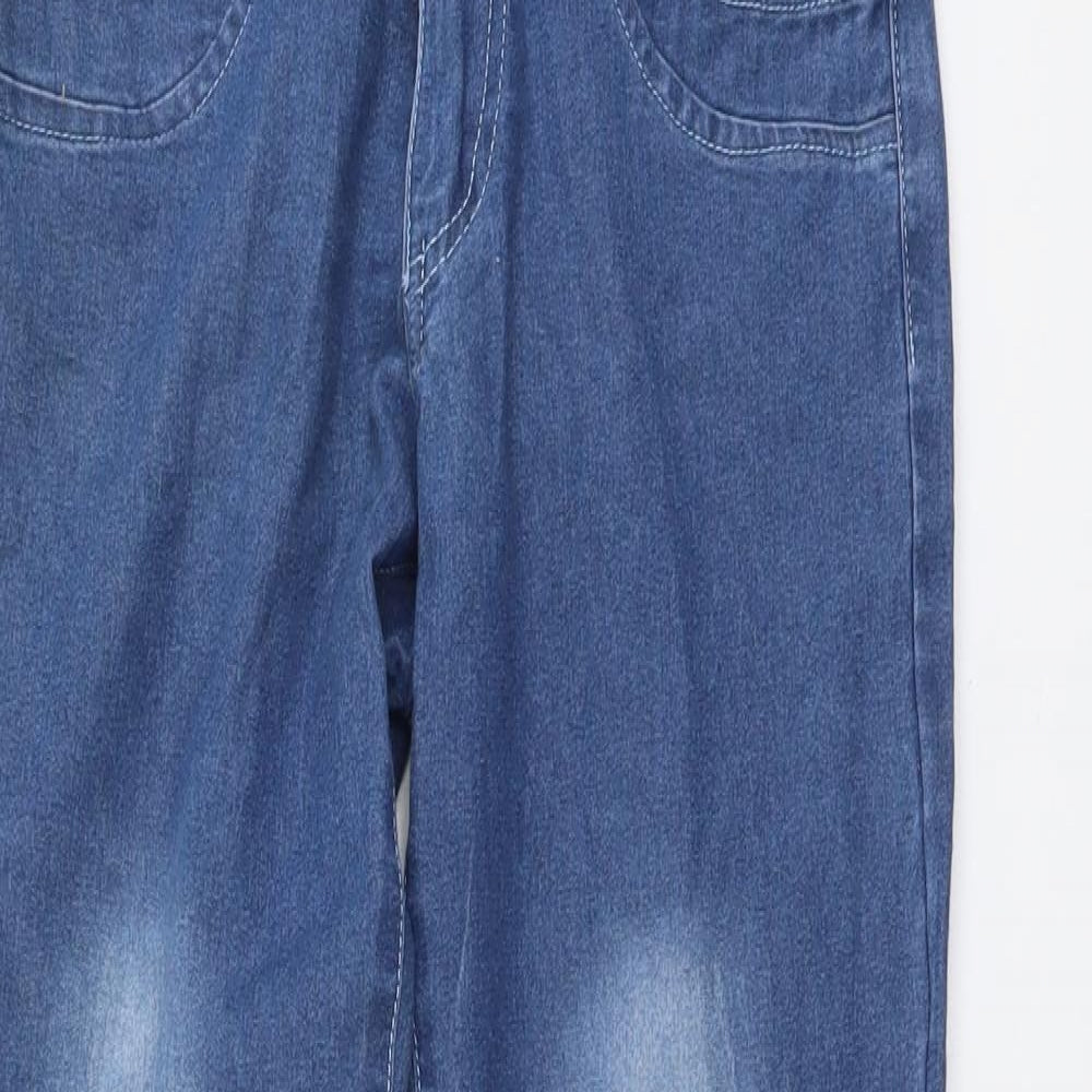 SheIn Womens Blue Cotton Skinny Jeans Size M L30 in Regular Button