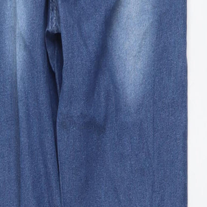 SheIn Womens Blue Cotton Skinny Jeans Size M L30 in Regular Button