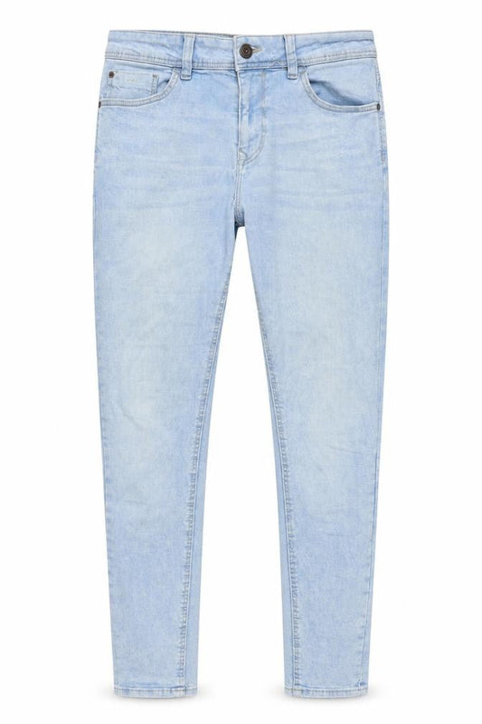 Mens UK Size L Bershka Regular Fit Skinny Blue Jeans