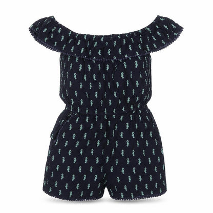 Womens UK Size M Oasis One-Piece Blue Playsuit