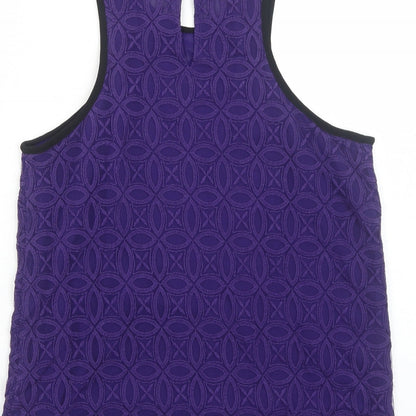 Womens UK Size 14 NEXT Purple Basic Tank