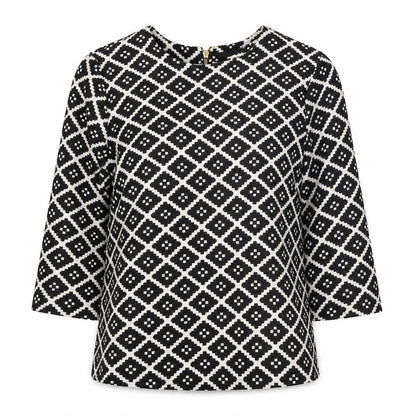 Womens UK Size M Beloved Black Basic Blouse
