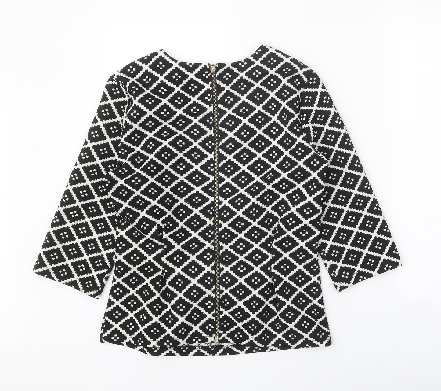Womens UK Size M Beloved Black Basic Blouse