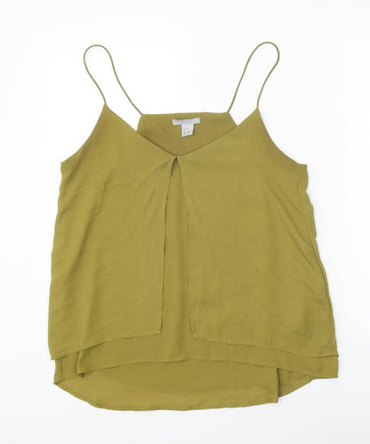 Womens UK Size 10 H&M Green Camisole Tank