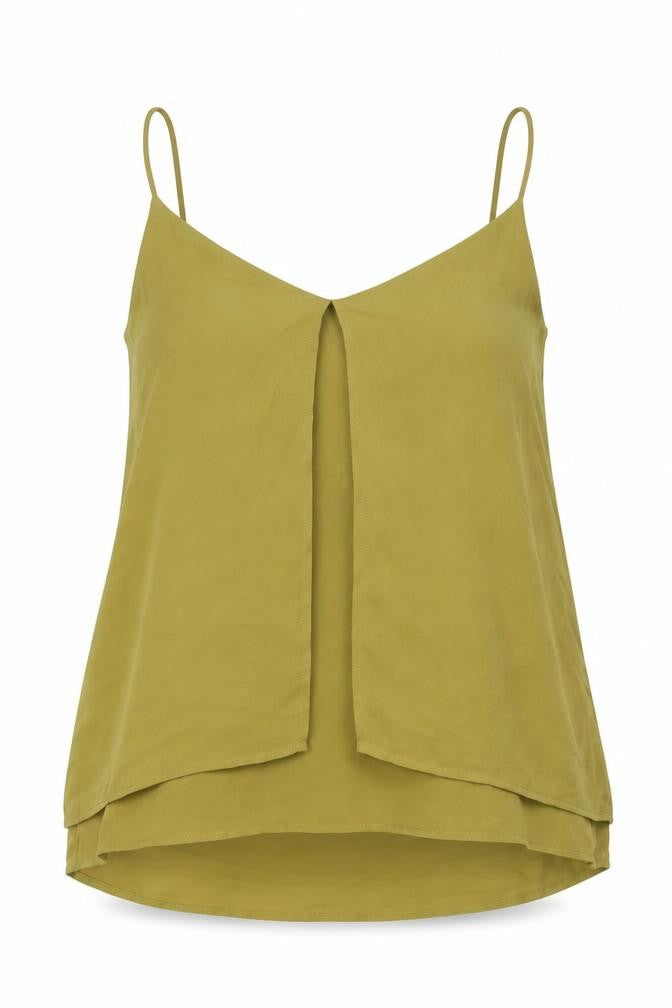 Womens UK Size 10 H&M Green Camisole Tank