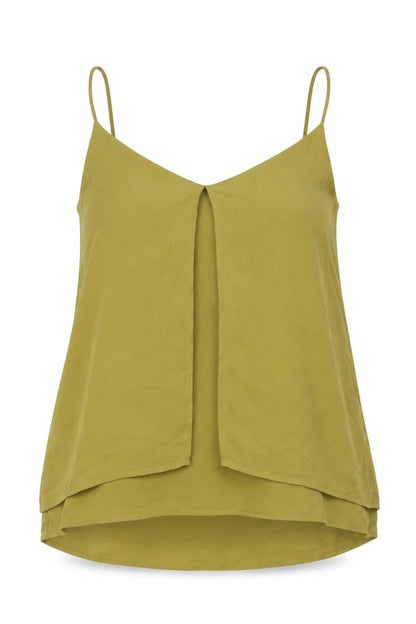 Womens UK Size 10 H&M Green Camisole Tank