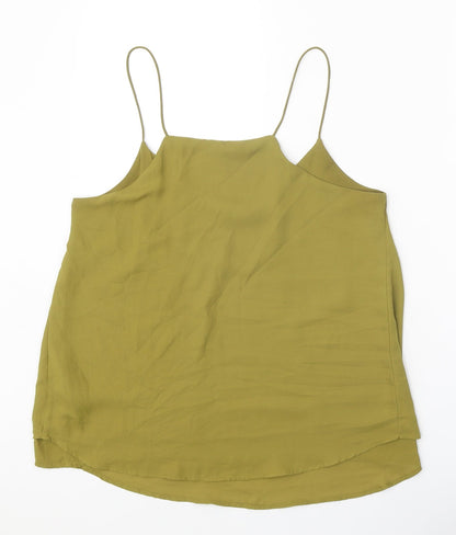 Womens UK Size 10 H&M Green Camisole Tank
