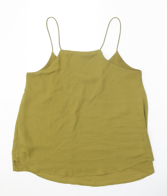Womens UK Size 10 H&M Green Camisole Tank