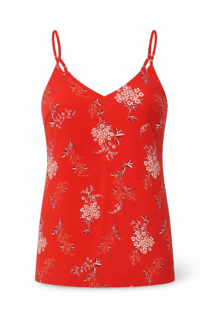 Womens UK Size M Cotton On Red Camisole Tank