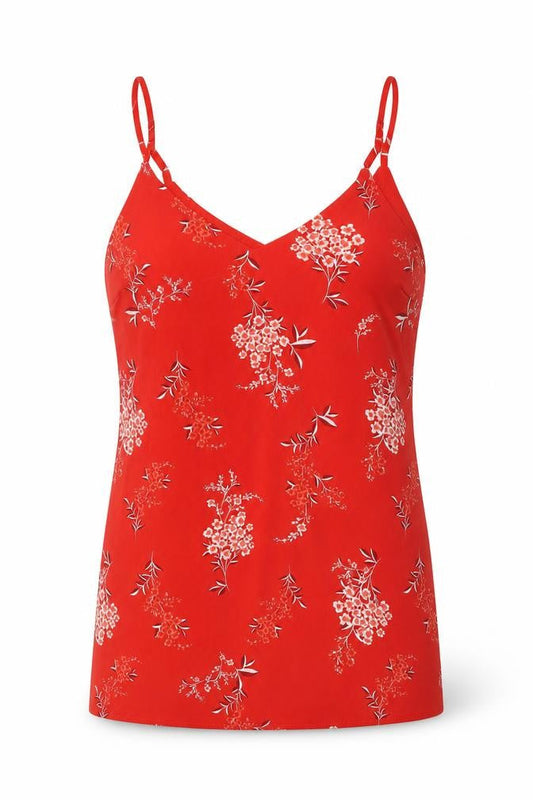 Womens UK Size M Cotton On Red Camisole Tank