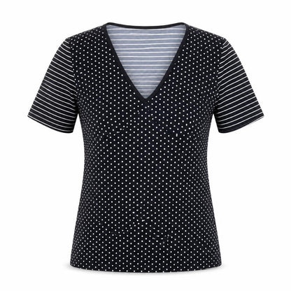 Womens UK Size 14 Betty Barclay Black Basic T-Shirt