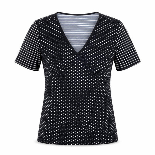 Womens UK Size 14 Betty Barclay Black Basic T-Shirt