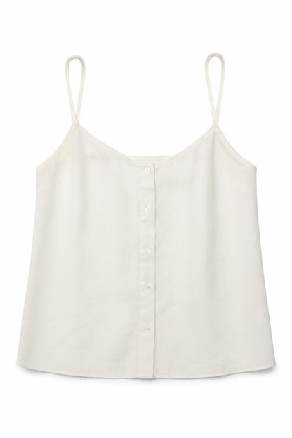 Womens UK Size 8 Topshop White Camisole Tank