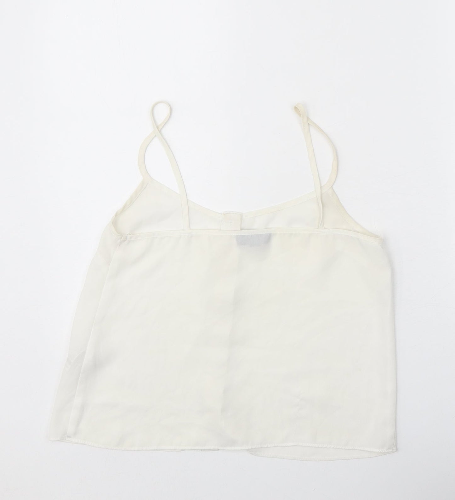 Womens UK Size 8 Topshop White Camisole Tank