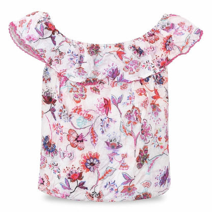 Womens UK Size 10 M&Co White Basic Blouse