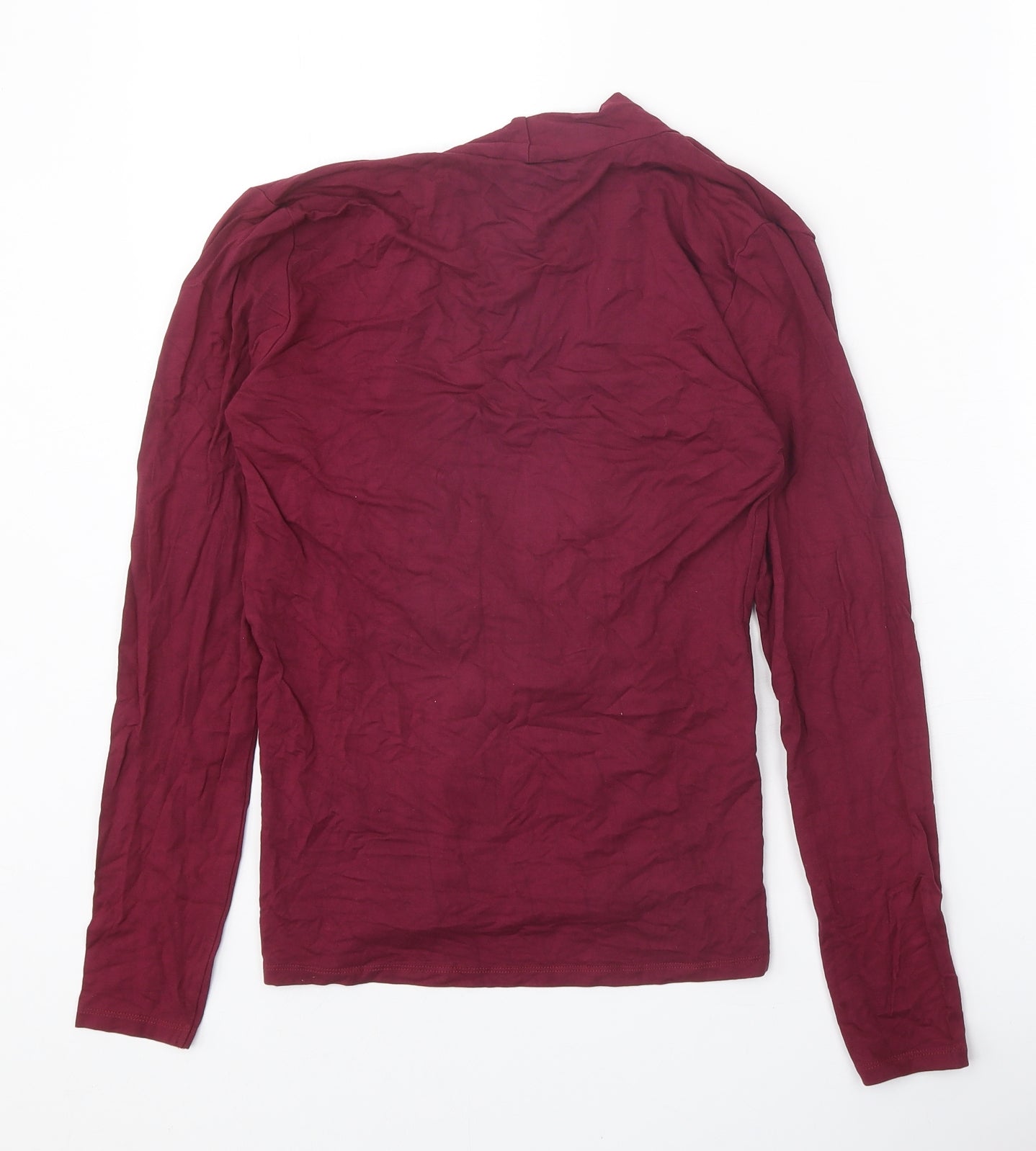 Womens UK Size XS Spirit Red Basic Blouse