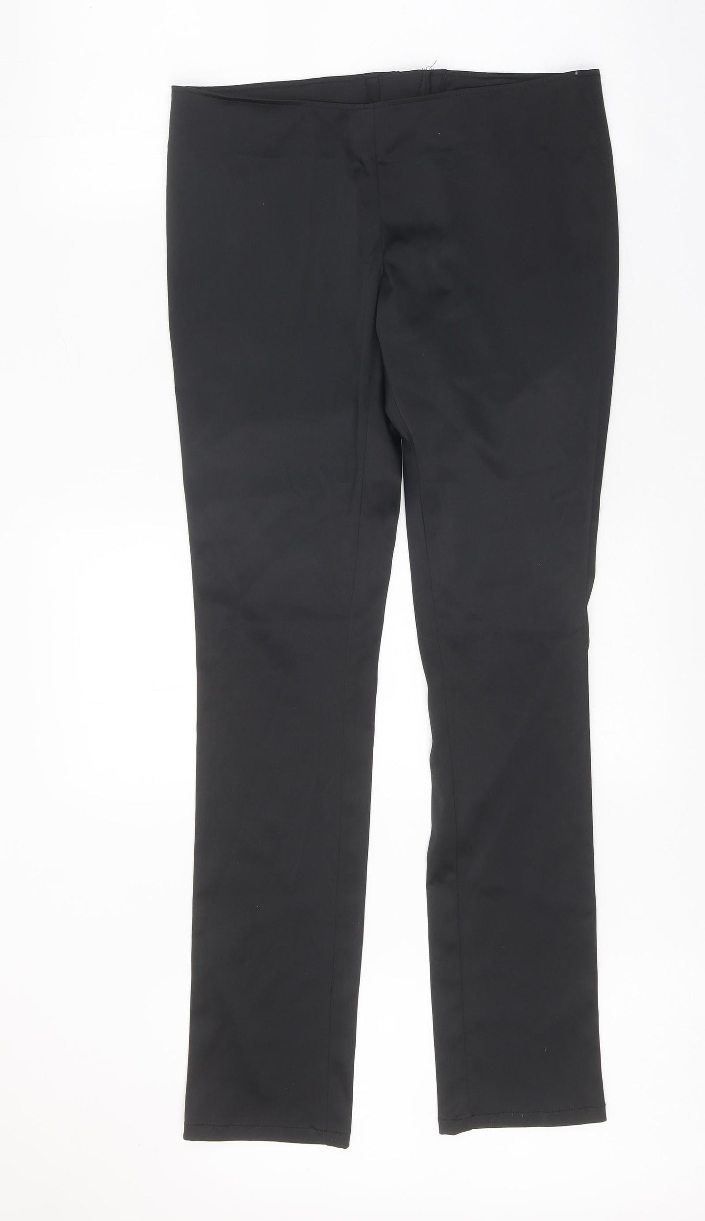 Womens UK Size 10 Topshop Regular Fit  Black Trousers