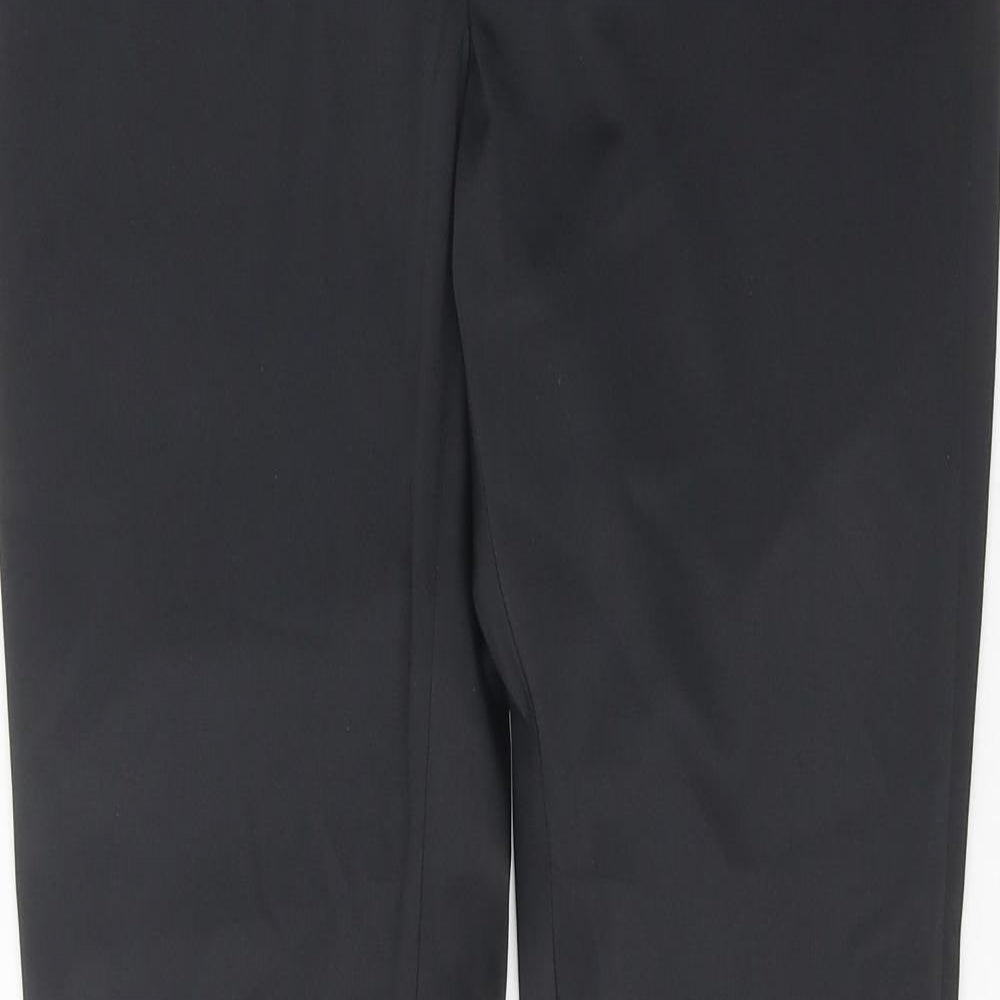 Womens UK Size 10 Topshop Regular Fit  Black Trousers