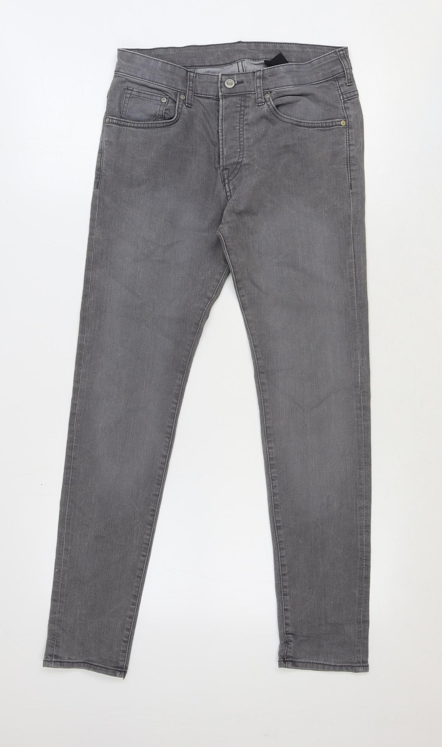 Mens UK Size 30 in Preworn Slim Fit Skinny Blue Jeans