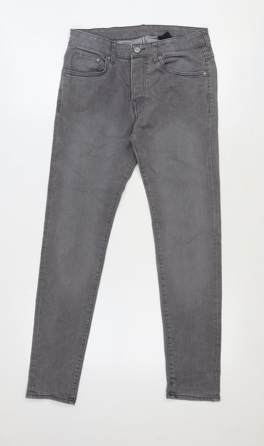 Mens UK Size 30 in Preworn Slim Fit Skinny Blue Jeans
