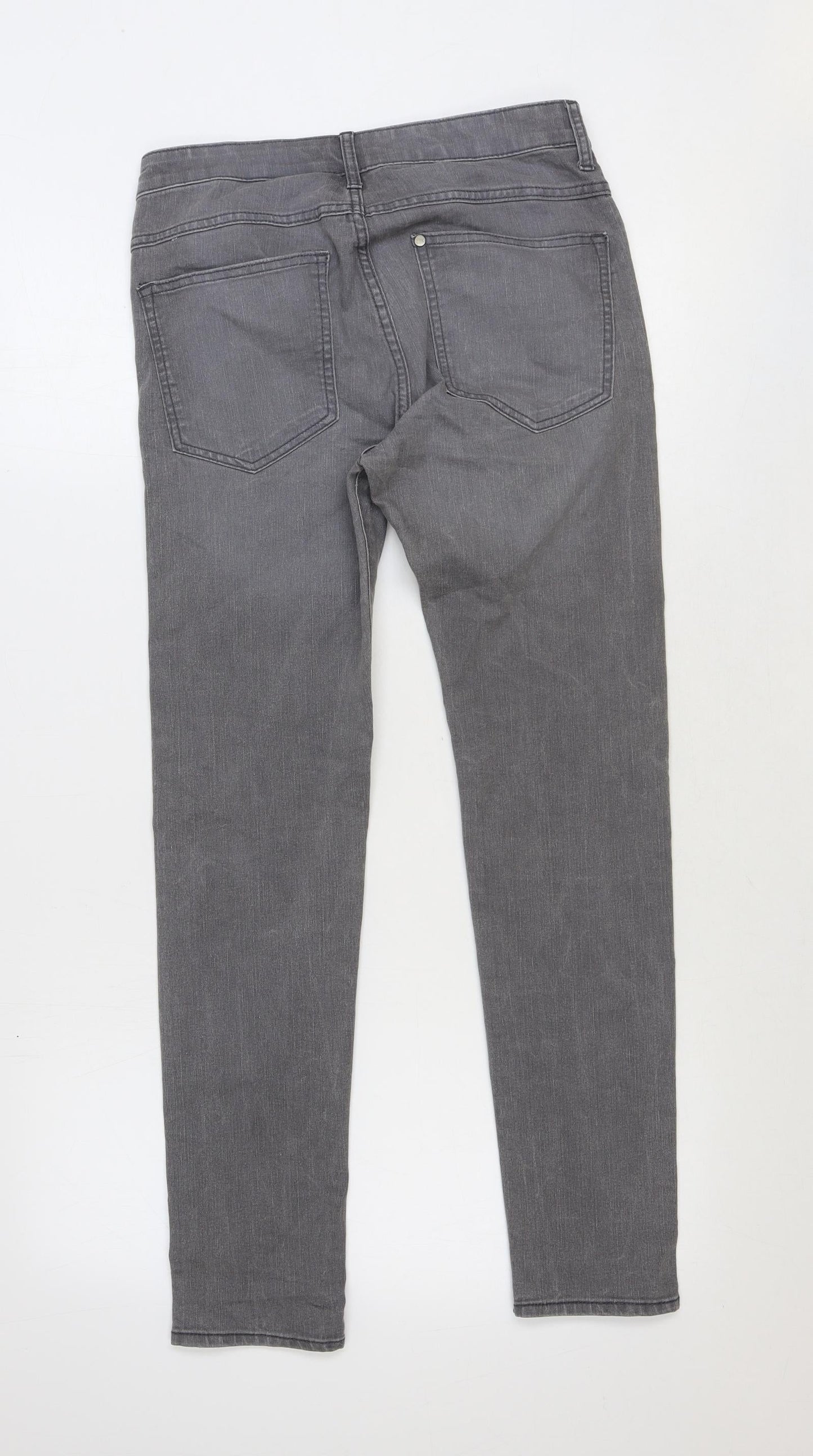 Mens UK Size 30 in Preworn Slim Fit Skinny Blue Jeans
