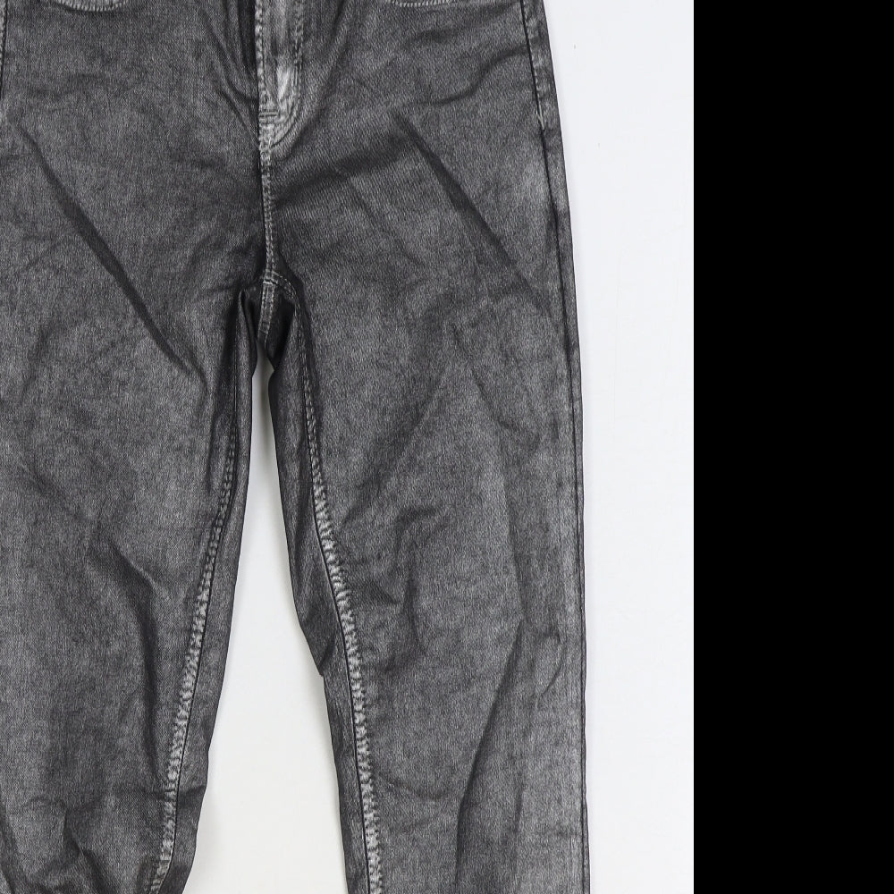 Womens UK Size 10 Miss Denim Regular Fit Skinny Grey Jeans