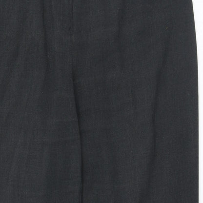 Womens UK Size 16 Marks and Spencer Regular Fit Dress Pants Grey Trousers
