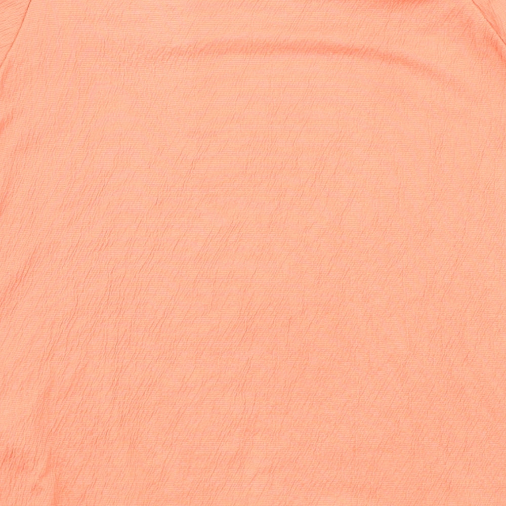 Womens UK Size 12 Marks and Spencer Orange Basic Blouse