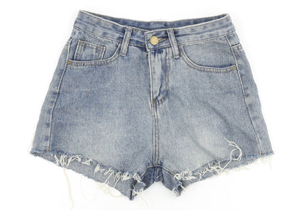 Womens UK Size S Preworn Regular Fit Boyfriend Shorts