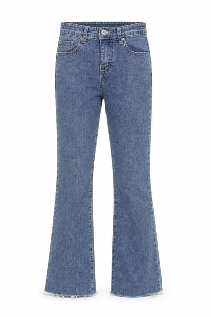 Party Jeans Womens Blue Cotton Bootcut Jeans Size S Regular Zip